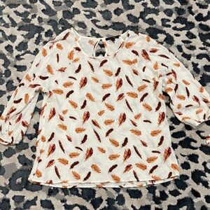 Papermoon Feather Pattern Blouse